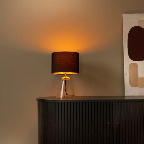 Lucide CAMPANA - Lampe de table - 1xE27 - Transparent - ambiance 1